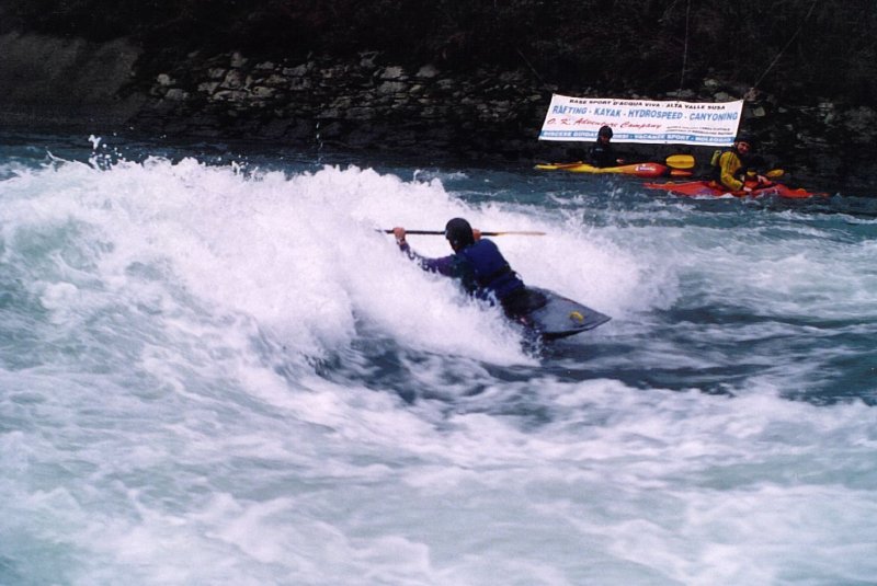 Ottobre 1999: Saluggia (Lorenzo nel FRULLONE!).Foto by Marco Violini.